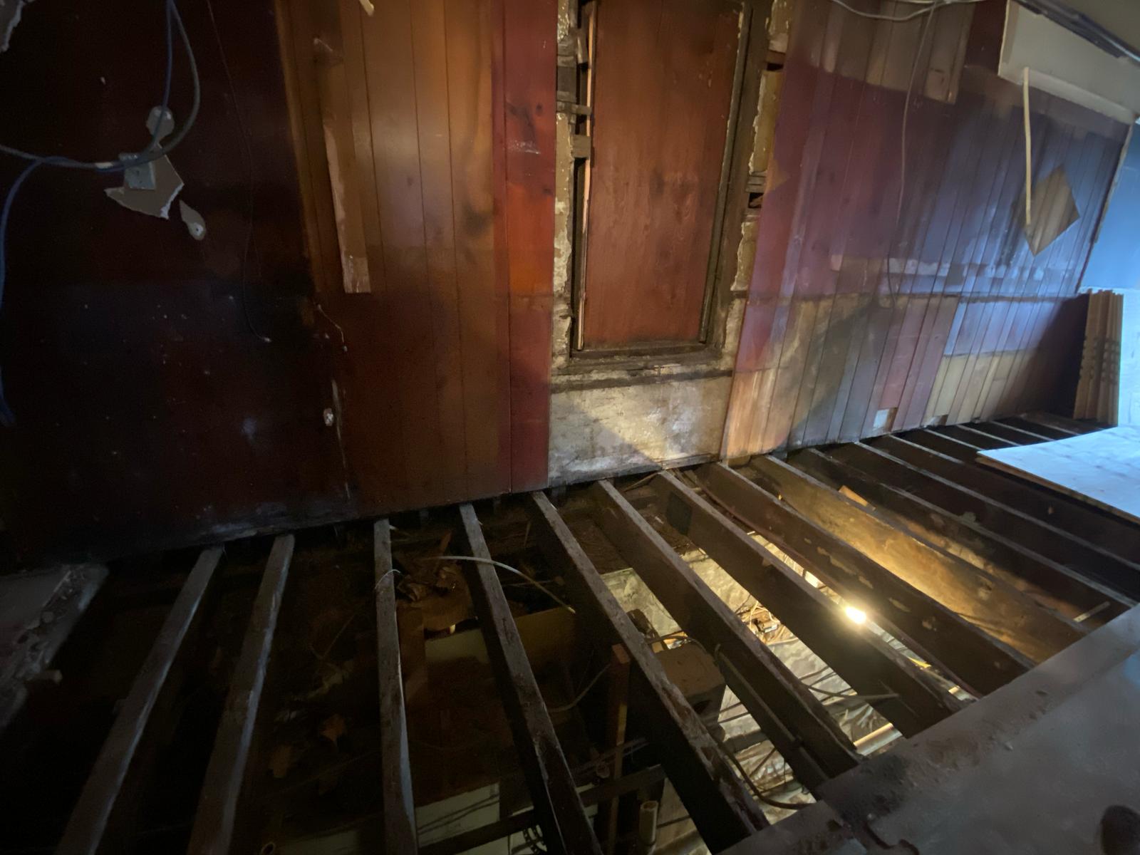 Basement remodeling project in Bergen County